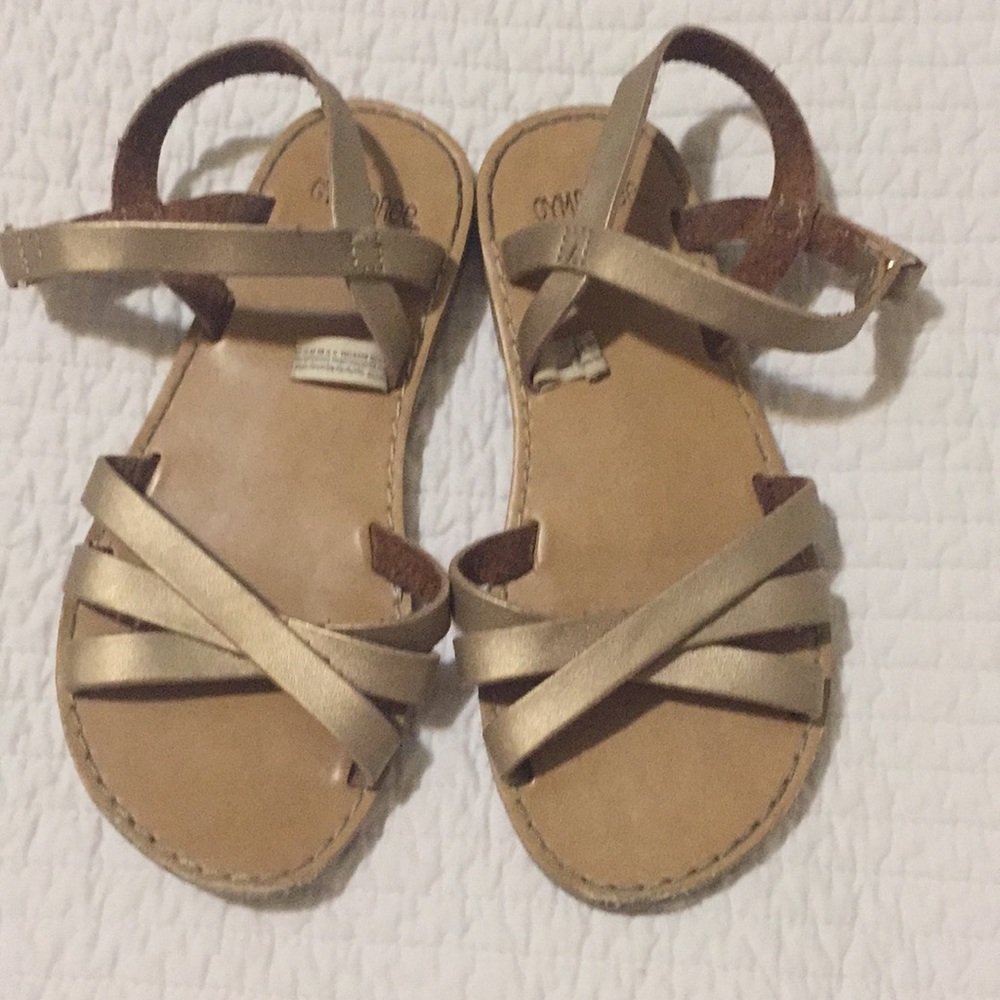 Gold sandals